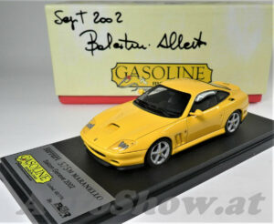 Ferrari 575M Maranello, Salon Geneva 2002, SONDERFARBE gelb, signiert von BBR-Chef Alberto Balestrini / SPECIAL COLOR: yellow, signed by BBR boss Alberto Balestrini