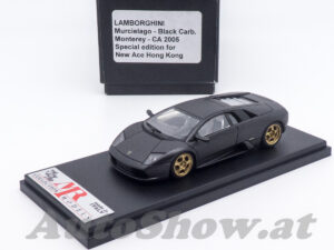 Lamborghini Murcielago, Monterey Edition 2005, SONDERFARBE: schwarz carbon mit goldenen Felgen / SPECIAL COLOR: black carbonium with golden wheels