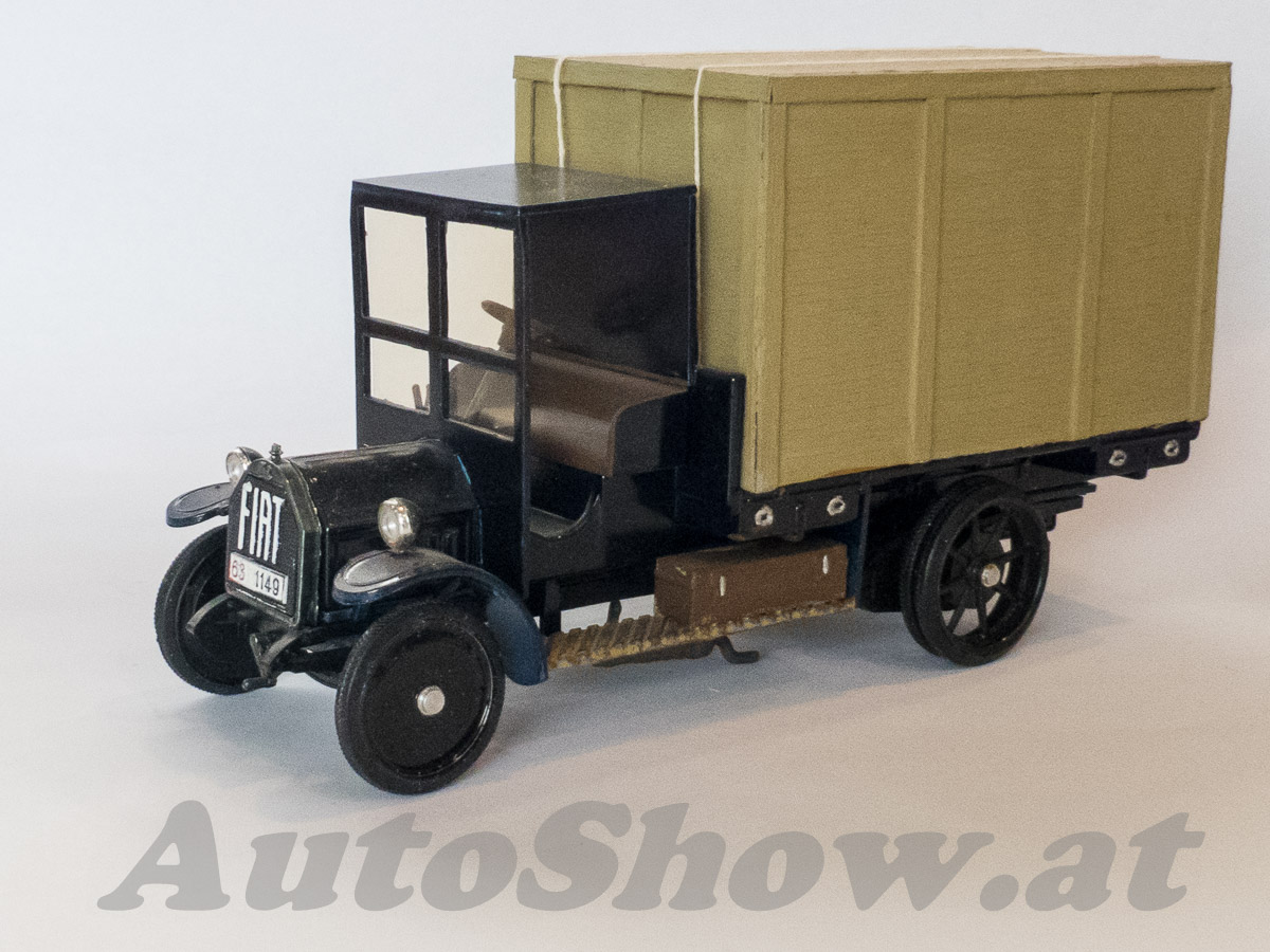 Fiat 15 ton, 1915, Lkw mit großem Aufbau / truck with a large body