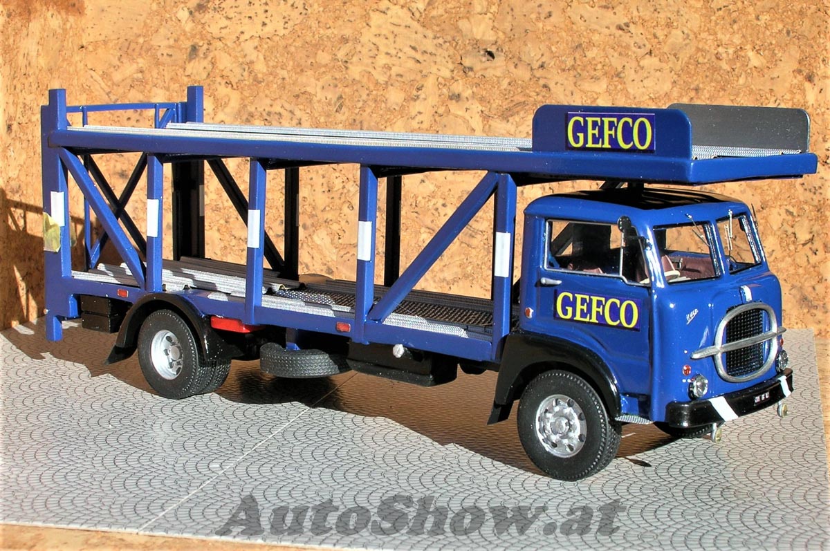 „GEFCO PEUGEOT“ Fiat 645 N Autotransporter / Peugeot car transporter