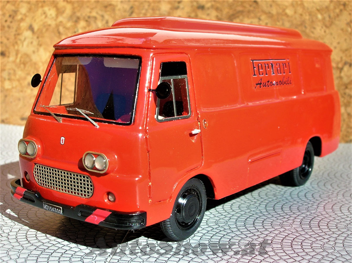 „FERRARI Corse“ Fiat 625 Furgone, Service- und Assistenz-Fahrzeug / service van