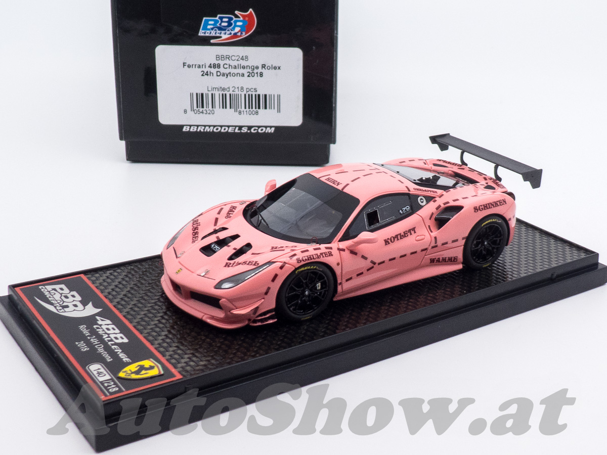 Ferrari 488 Challenge „Pink Pig / 70 Years Ferrari“, 24H Daytona 2018, rosa / pink