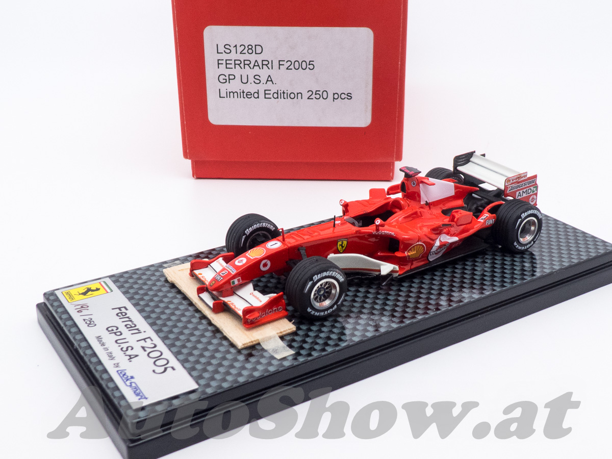 Ferrari F2005 V10, GP USA 2005 (Indianapolis), Michael Schumacher, # 1 – on carbonium design base
