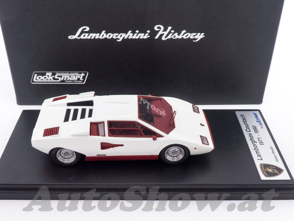 Lamborghini Countach LP 400, SONDERFARBE: weiß – rot / SPECIAL COLOR: white – red