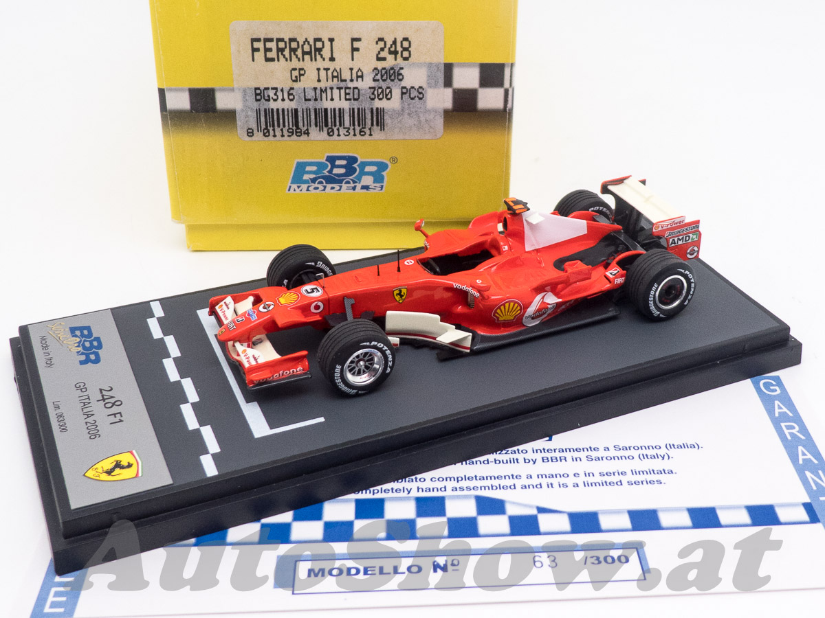 Ferrari F 248, 1° Sieger / winner GP Monza, Italy 2006, Michael Schumacher, # 5