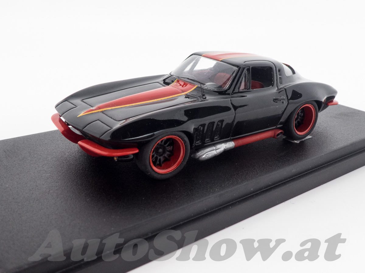 Corvette C2 Stingray “wide body” 1965, schwarz – rot / black – red
