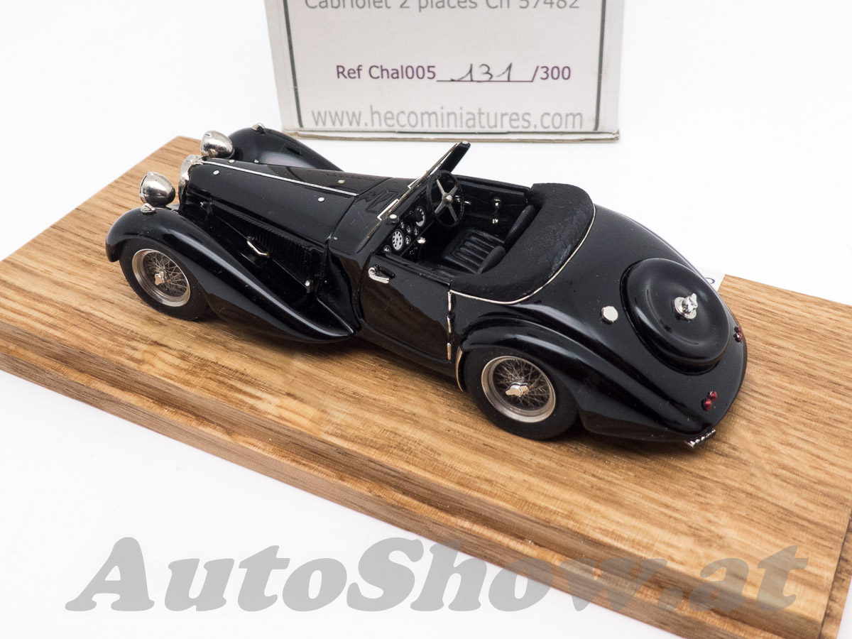 Bugatti 57 S Cabriolet, chassis 57482 by VanVooren, black