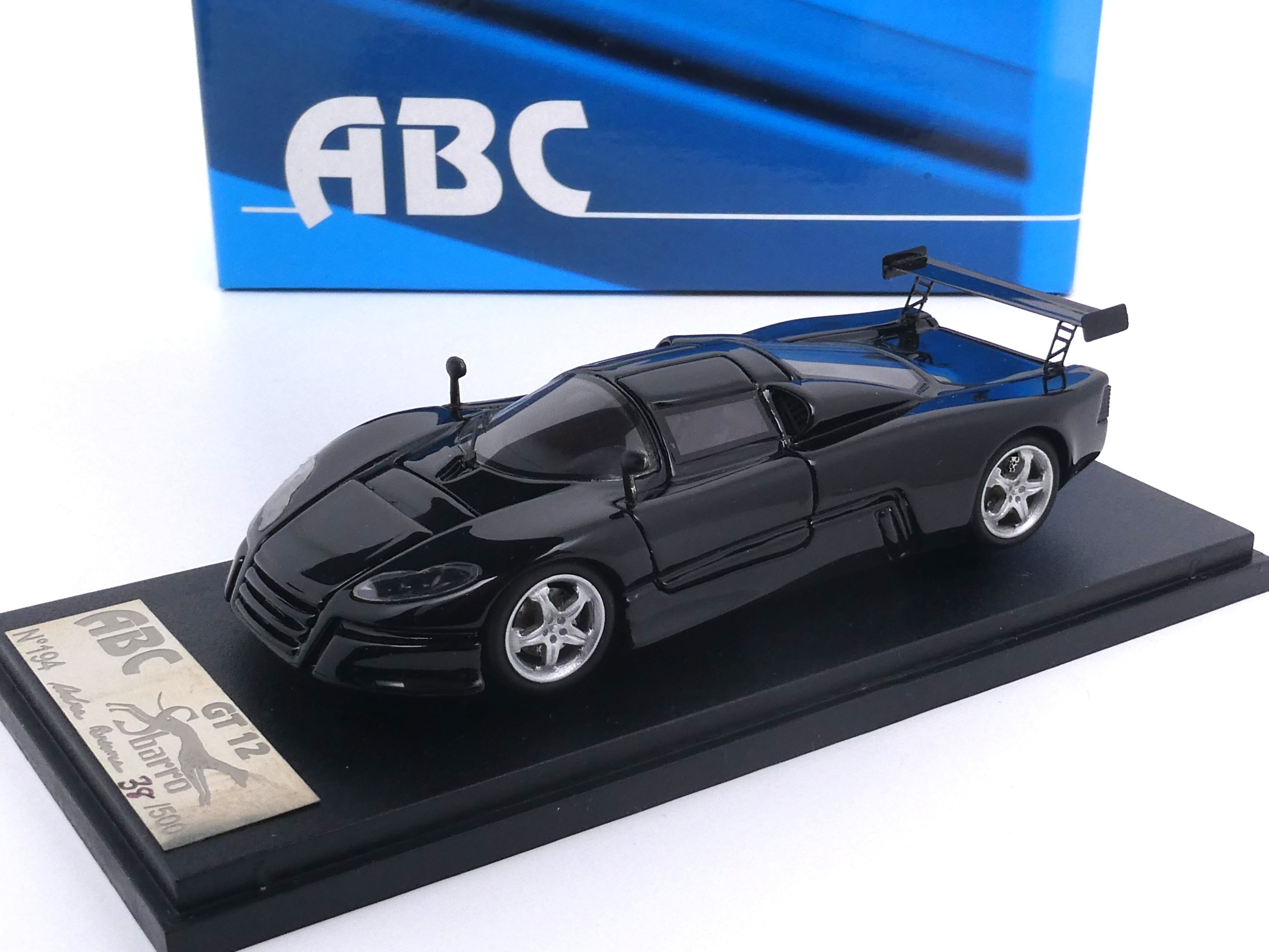 Sbarro GT 12 Coupé, Mercedes 6Litre V12 powered, 2000, schwarz / black (Sale – normal 249-!)
