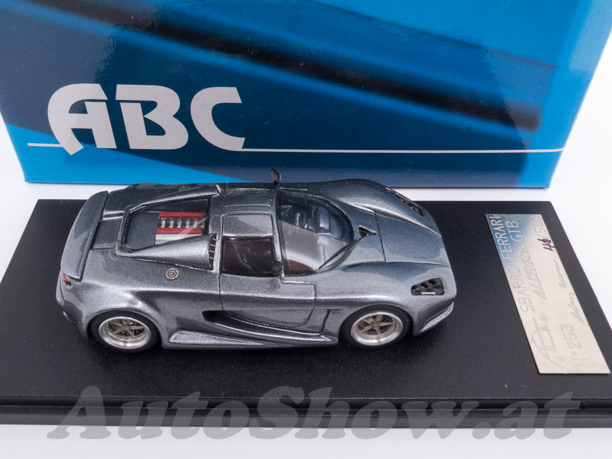 Ferrari 348 powered Sbarro Alcador GTB Coupé, antrazith metallic (SALE – normal 249-!)