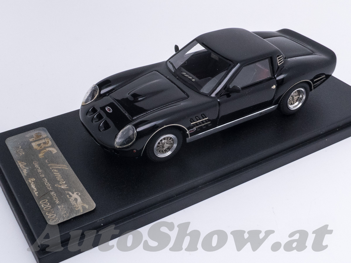 Ferrari V12 powered Sbarro GTO 1962/1964 design „SBARRO Memory“, Salon Geneva 2012, schwarz / black (SALE – normal 249-!)