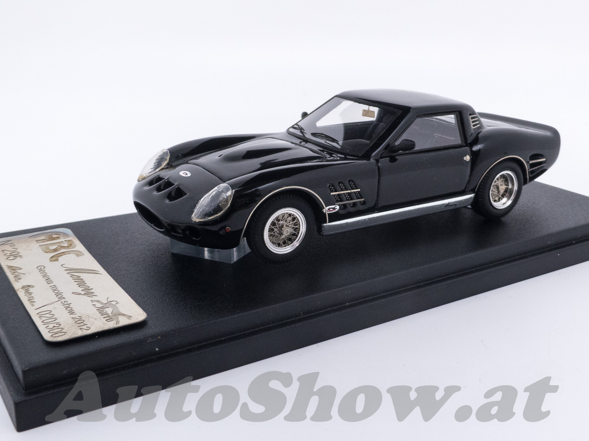 Ferrari V12 powered Sbarro GTO 1962/1964 design „SBARRO Memory“, Salon Geneva 2012, schwarz / black (SALE – normal 249-!)