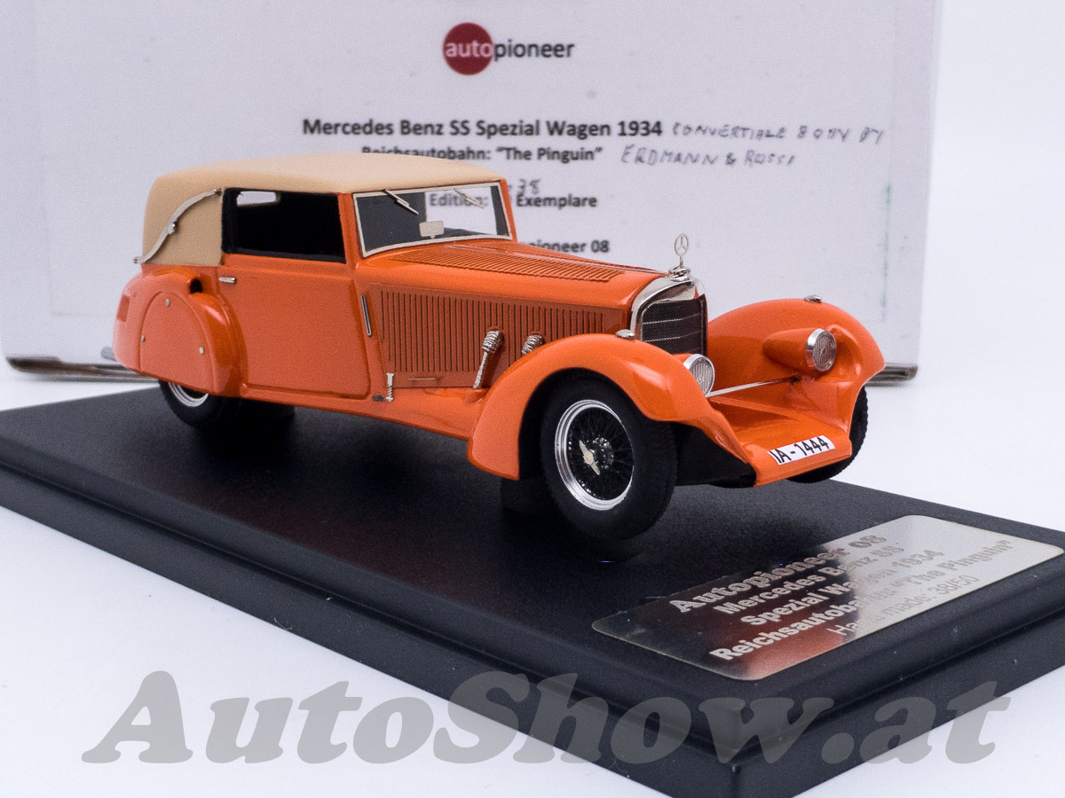 Mercedes SS Typ 27/160/200PS Kompressor Reichsautobahn Spezial-Wagen „The Pinguin“, chassis 36345 by Erdmann & Rossi, Berlin, Germany, 1934
