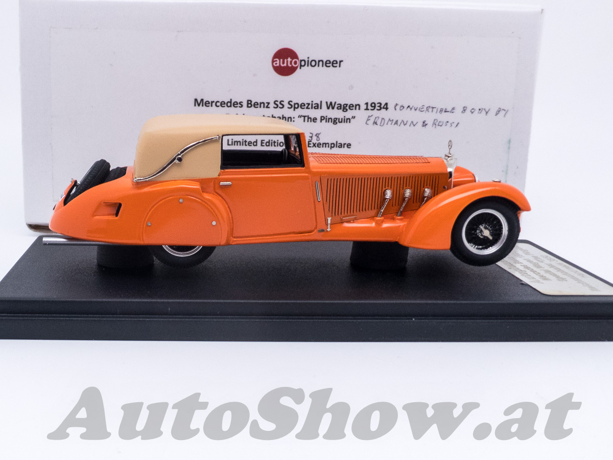 Mercedes SS Typ 27/160/200PS Kompressor Reichsautobahn Spezial-Wagen „The Pinguin“, chassis 36345 by Erdmann & Rossi, Berlin, Germany, 1934