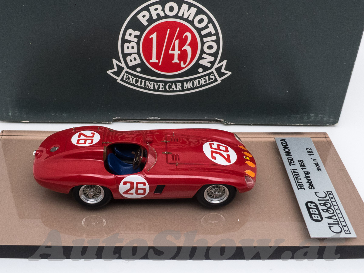Ferrari 750 Monza, 12H Sebring 1955, de Portago / Maglioli, # 26