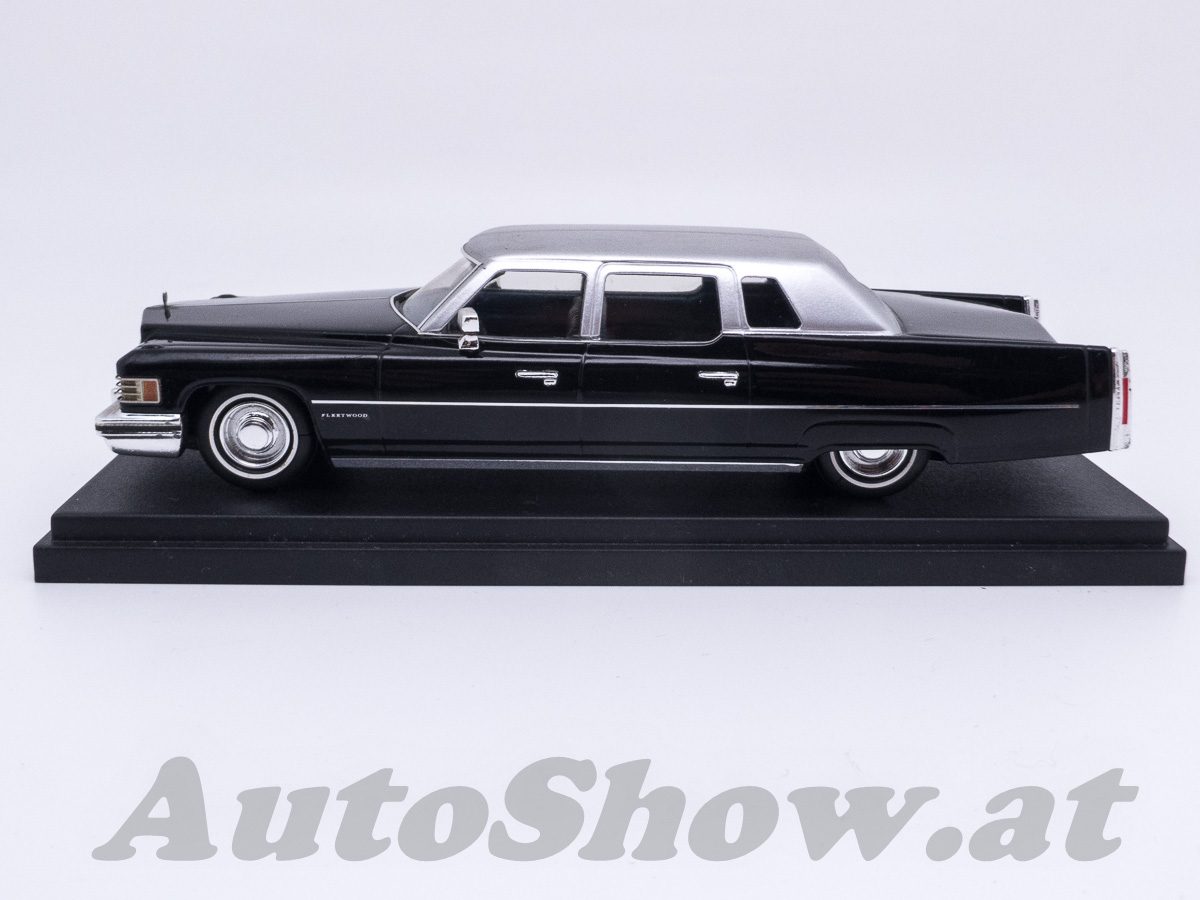 Cadillac 9-passenger stretched limousine by Fleetwood, 1976