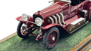 Mercedes-Benz “Blitzen Benz” Tourer 82/200HP, 21.5 Liter (!!) Motor, chassis 13280 Karosserie von D&E Snutsel Pere & Fils, Brüssel, Belgien, Touring Version, 1913, geschlossen mit zusätzlichen seitl. Koffern und Reserverädern – Bild 5
