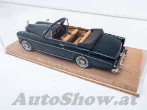 Rolls-Royce Silver Cloud III open Cabriolet by Mulliner Park Ward, 1964, ECHT-LEDER-SITZE + Verdeck, dunkelgrün / REAL LEATHER SEATS and folded roof, dark green – Bild 3