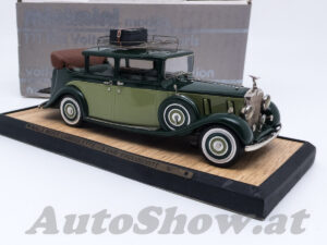 Rolls-Royce Phanrom III open Landaulet, chassis 3BU174 by Barker, 1936, mit ECHT-LEDER Sitzen + Leder-Faltdach + offenem Werkzeugkasten, dkl-grün - hellgrün / REAL LEATHER seats + folded roof + open toolbox, dark green - light green