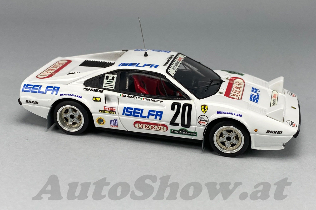 Ferrari 308GTB Group B, Rally Piancavallo 1983, Cavalli / Amati, # 20