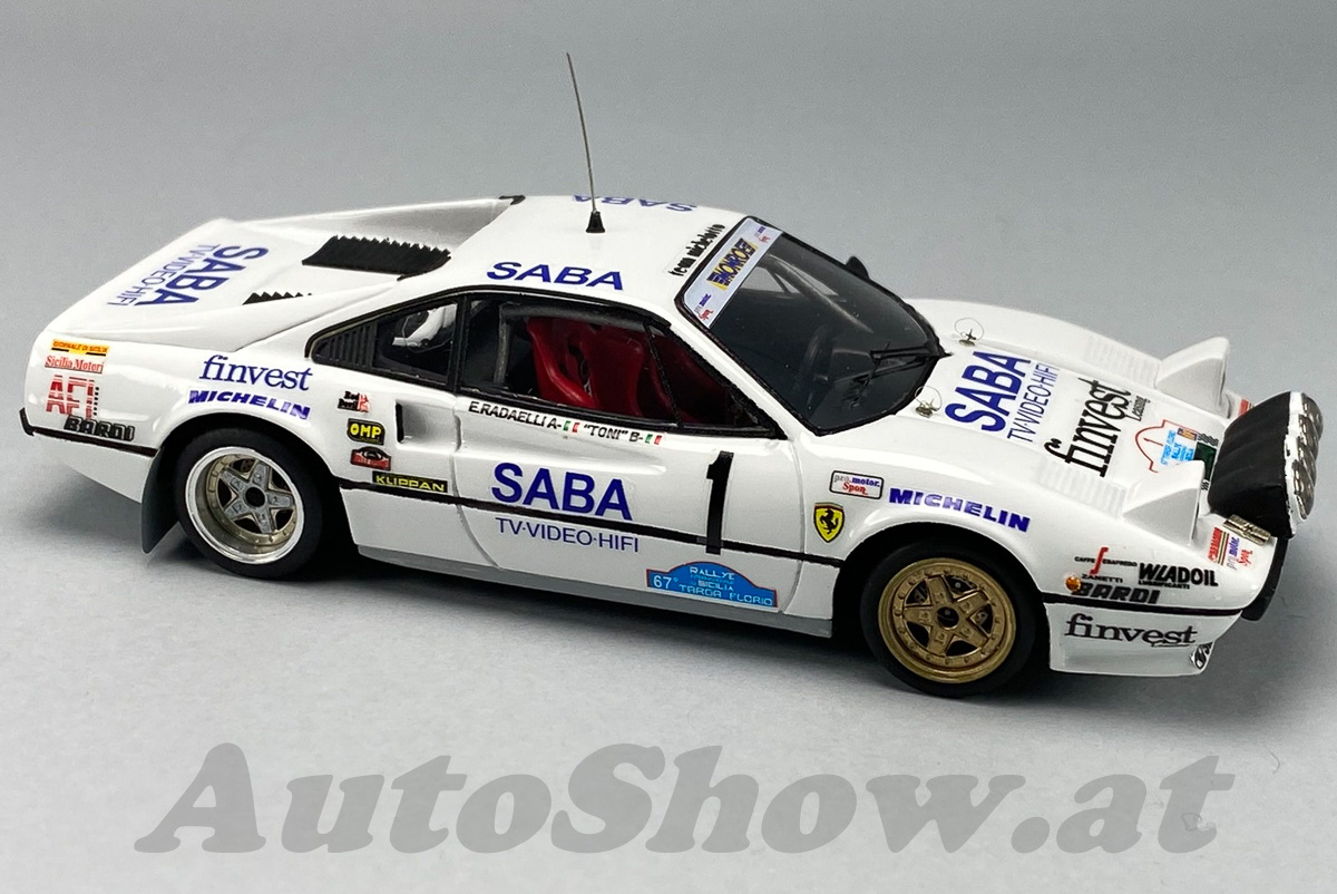 Ferrari 308GTB Group B, Targa Florio 1983, Fassina / Radaelli, # 1