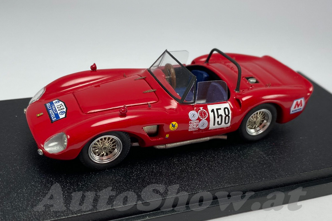 Ferrari 500TRC, press presentation version of Rally Jolly Hotels car, rot ohne Startnummer / red without race decals