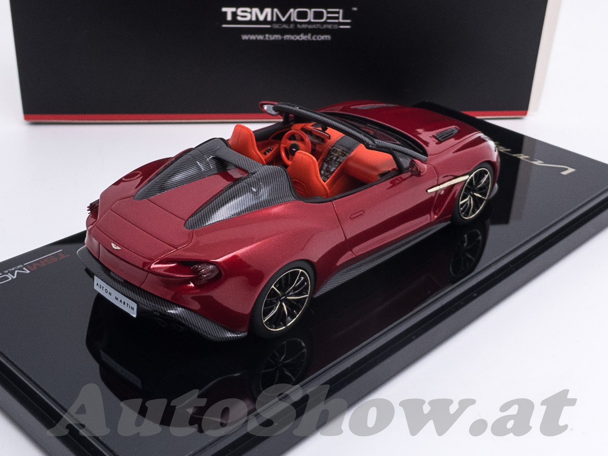 Aston Martin Vanquish open Speedster by Zagato, 2017, lava red metallic