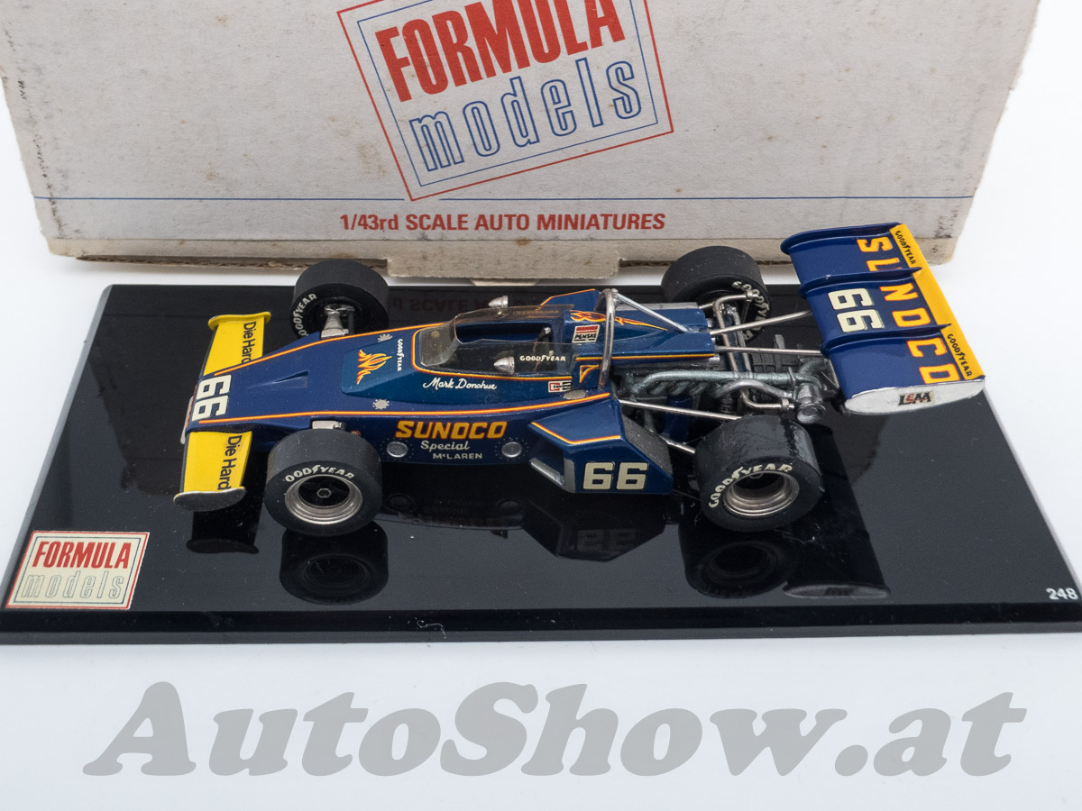 McLaren M16B Offenhauser, 1° Sieger / winner 500miles Indianapolis 1972, Mark Donohue, # 66