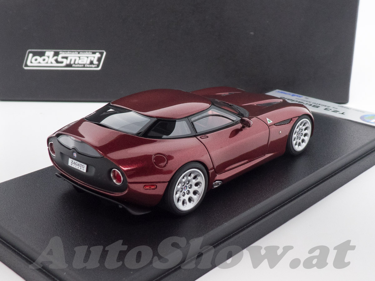 Alfa Romeo TZ3 Stradale Straßenversion, V10 Viper Motor, 2011, dunkelrot metallic / street version, Viper V10 powered, dark red metallic