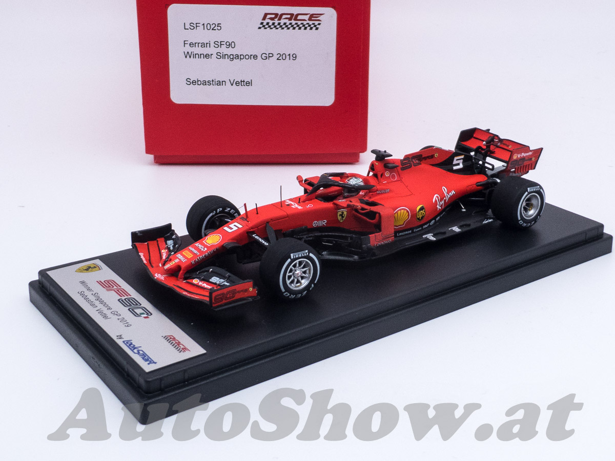 F1 Ferrari SF 90, 1° Sieger / winner GP Singapur 2019, Sebastian Vettel, # 5