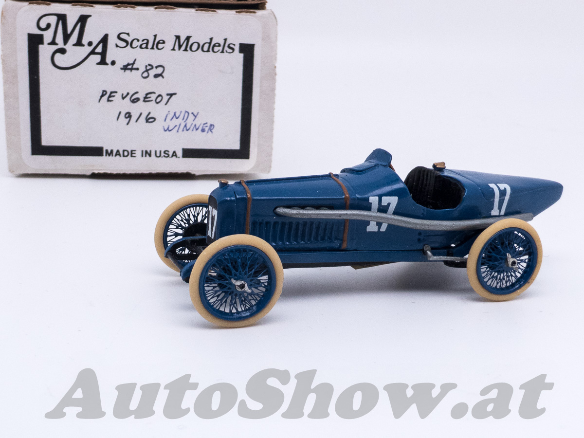 Peugeot, 1° Sieger / winner 500miles Indianapolis 1916, Dario Resta, # 17