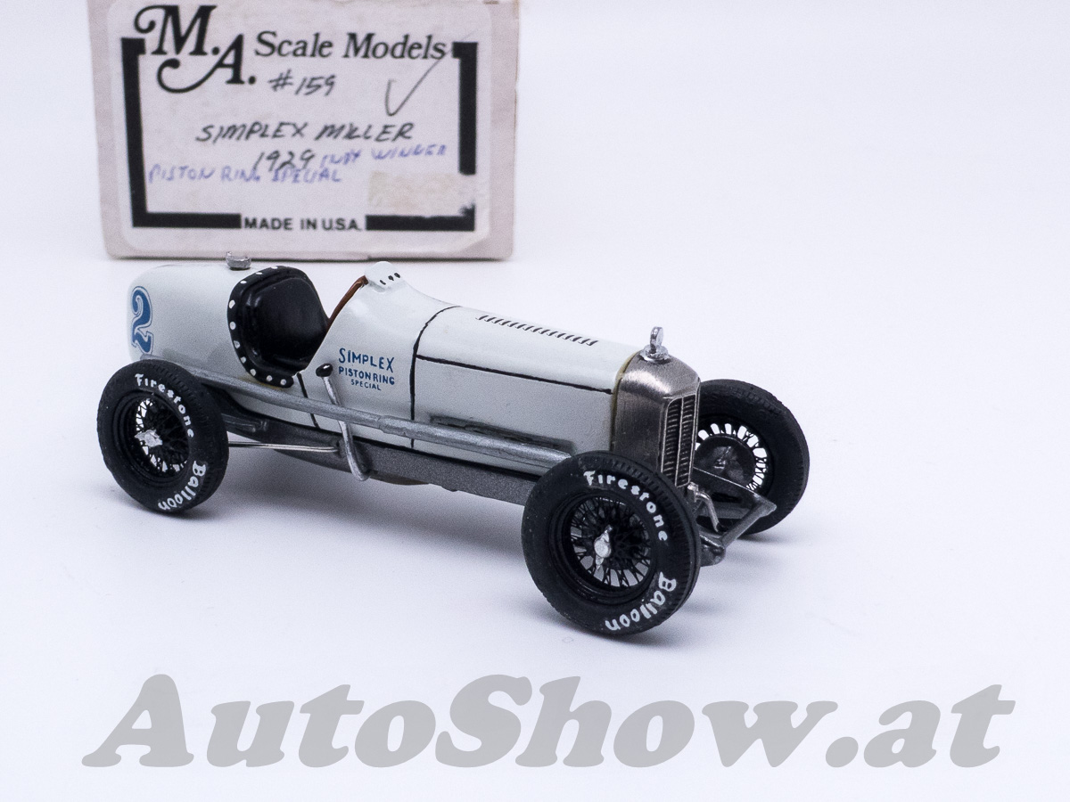 Miller „Simplex Piston Ring Special“, 1° Sieger / winner 500miles Indianapolis 1929, Ray Keech, # 2