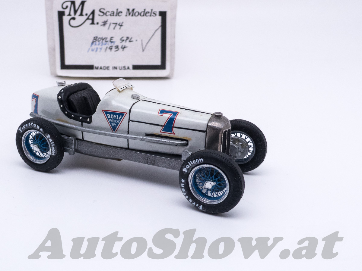 Miller „Royle Products Special“, 1° Sieger / winner 500miles Indianapolis 1934, Bill Cummings, # 7