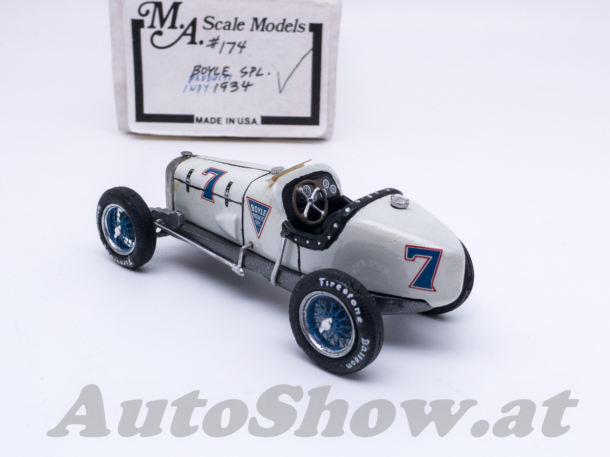 Miller „Royle Products Special“, 1° Sieger / winner 500miles Indianapolis 1934, Bill Cummings, # 7