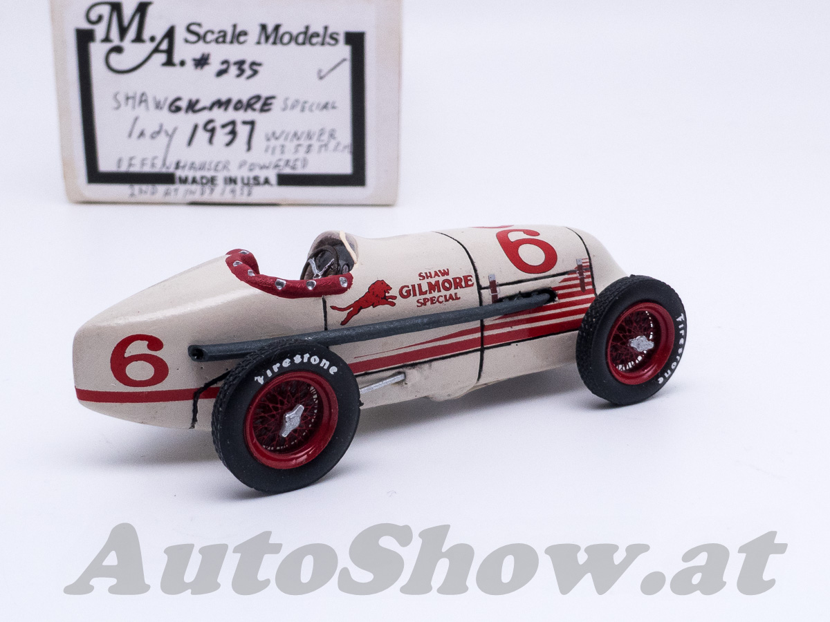 Shaw Offenhauser „Gilmore Special“, 1° Sieger / winner 500miles Indianapolis 1937, Wilbur Shaw, # 6