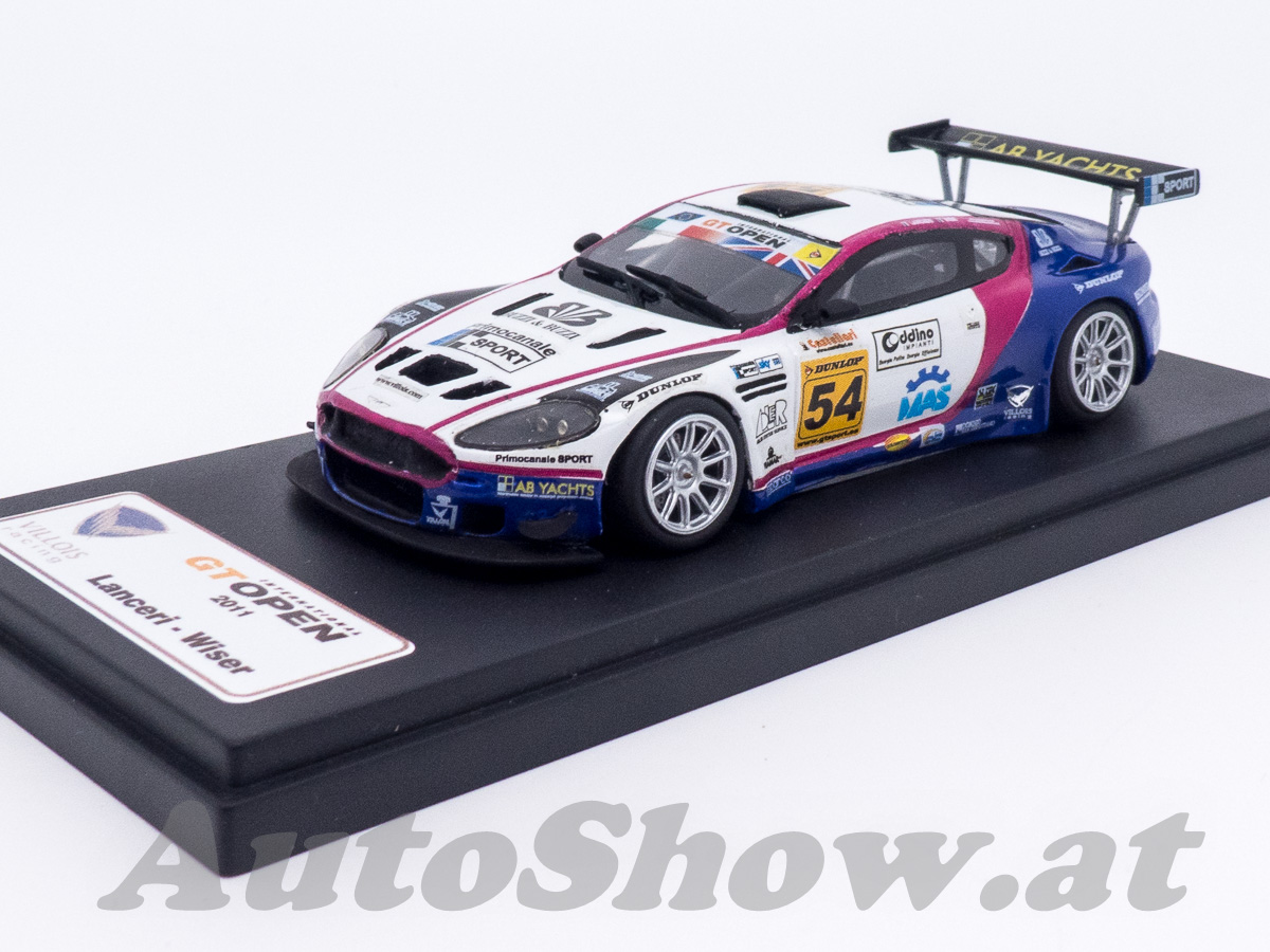 Aston Martin DB 9 “Villois Racing”, Internat. GT Open 2011, Lanceri / Wiser, # 54 – made EXCLUSIVELY for „Villois Racing“