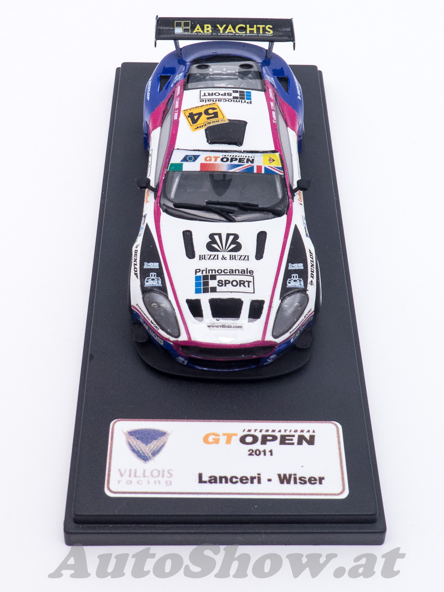Aston Martin DB 9 “Villois Racing”, Internat. GT Open 2011, Lanceri / Wiser, # 54 – made EXCLUSIVELY for „Villois Racing“