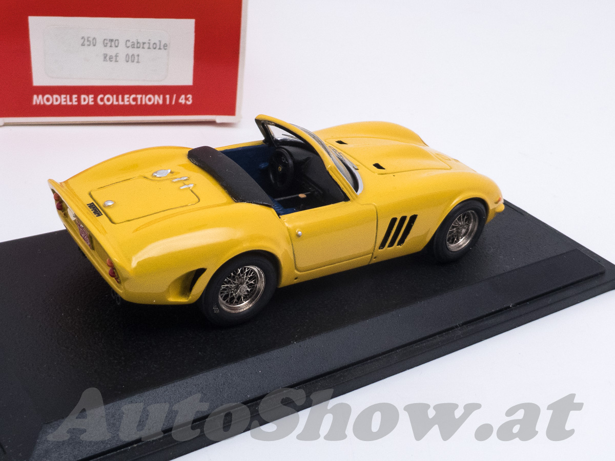 Ferrari 250 GTO Spider, car of Hillary Raab, USA, gelb / yellow