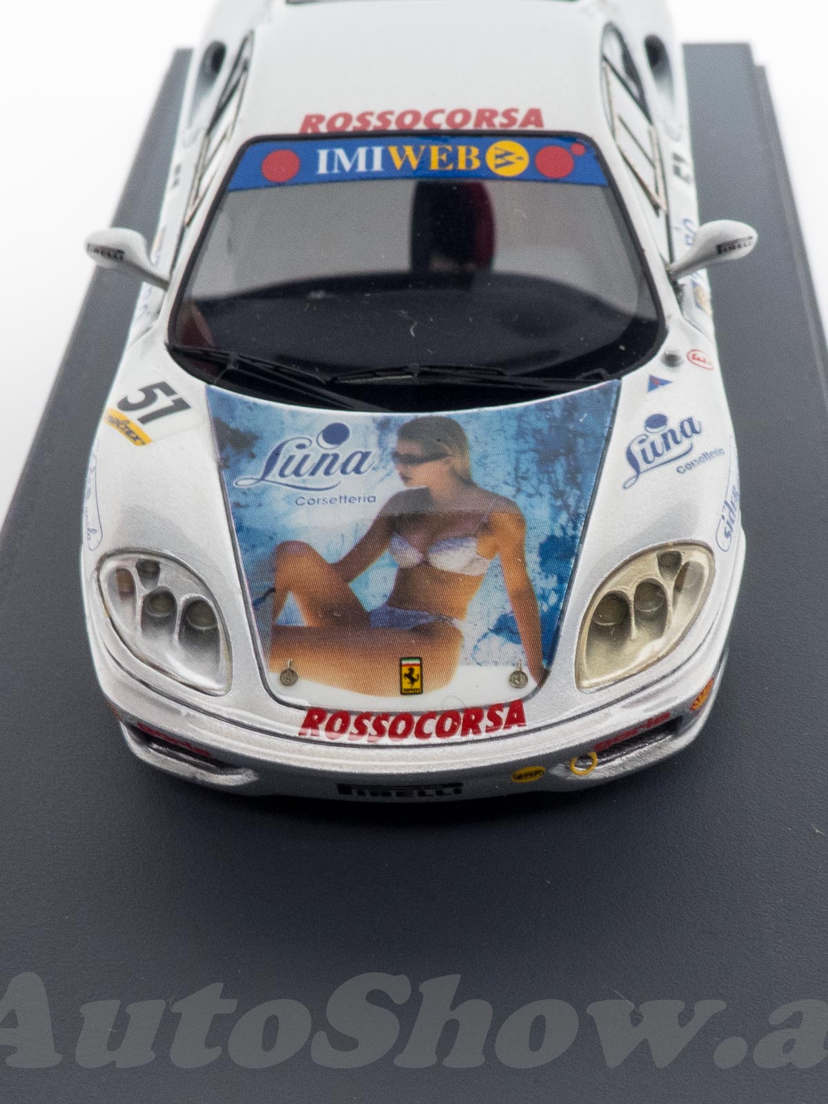 Ferrari 360 Modena “Luna”, Ferrari Challenge, Bianchi, # 51