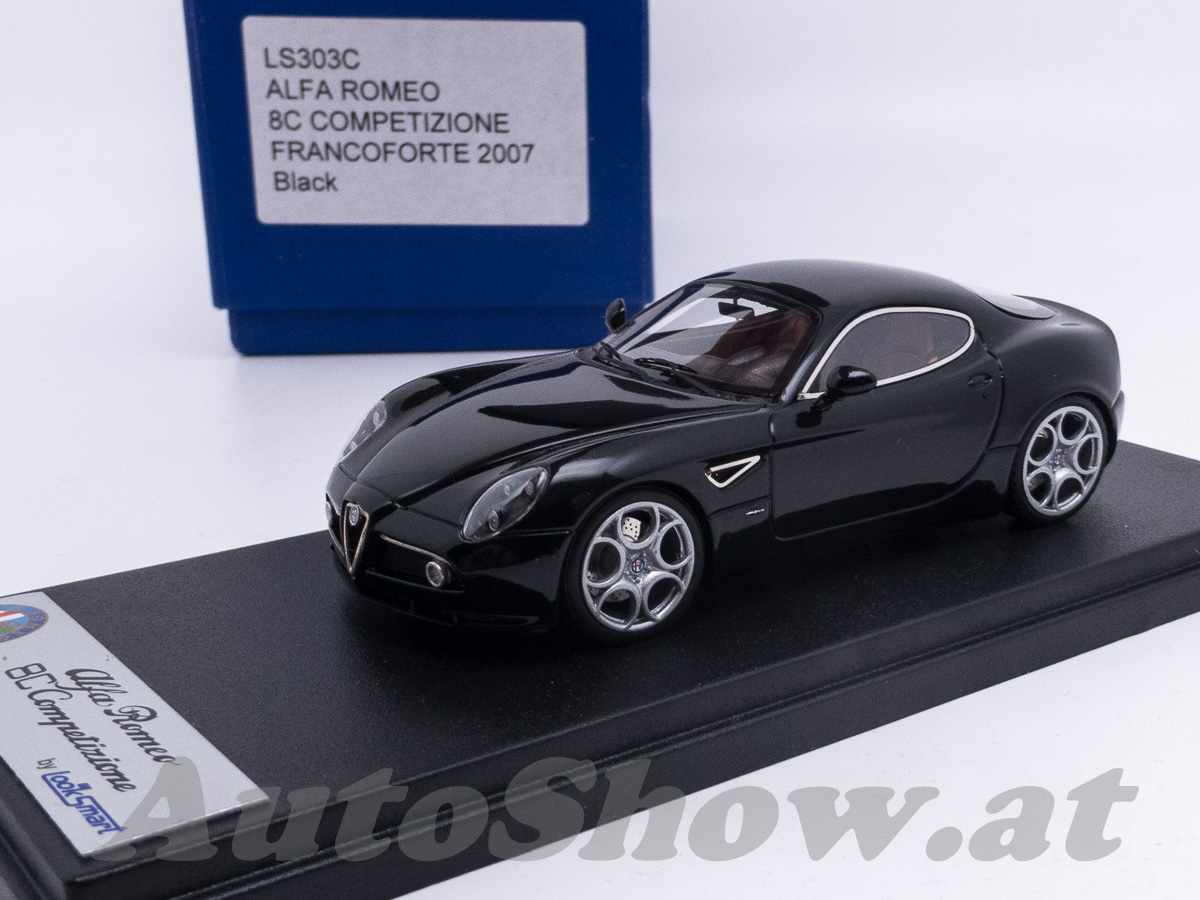 Alfa Romeo 8C Competizione Coupé, Salon IAA Frankfurt 2007, schwarz / black