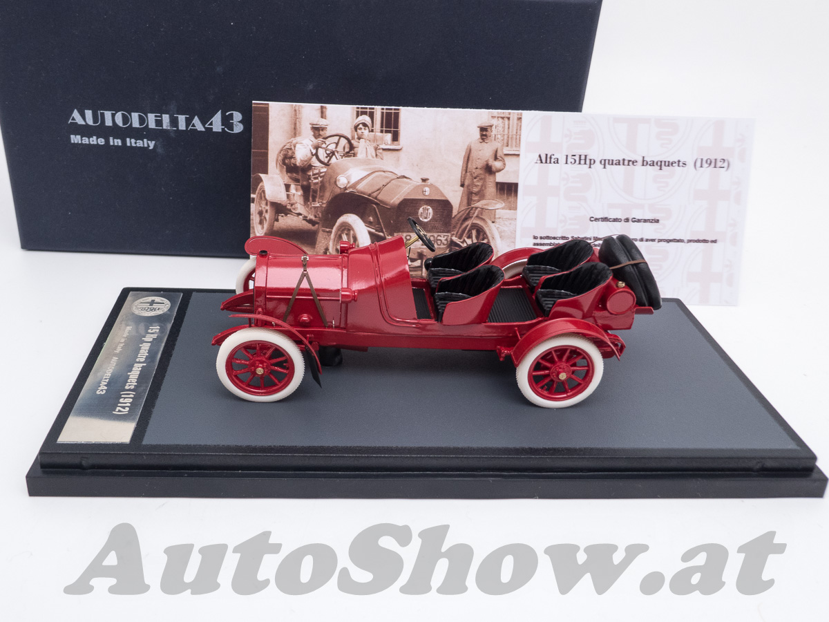 Alfa Romeo 15HP Quatre Baquets (A.L.F.A. Anonima Lombarda Fabbrica Automobili), 1912