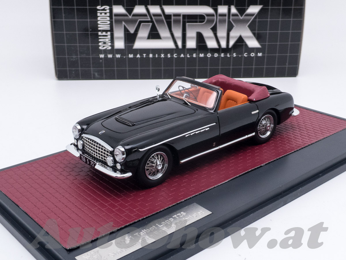Talbot Lago T 26 open Cabriolet by Stabilimenti Farina, 1951, schwarz / black