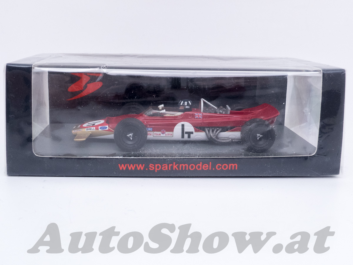 F1 Lotus 63-02 „Team Lotus“, Test Version GP Netherlands 1969, Graham Hill, # 1T