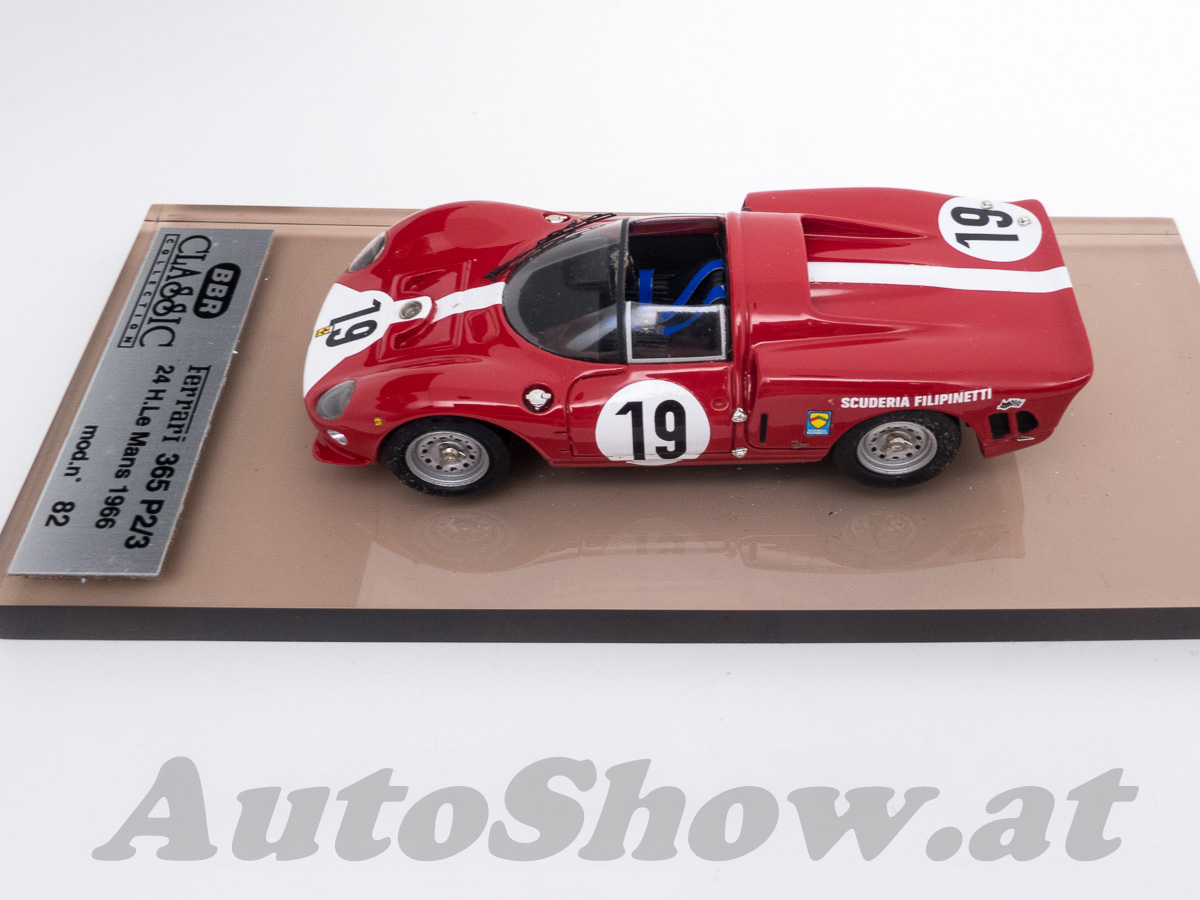 Ferrari 365 P2/3 Spider “Scuderia Filipinetti”, 24H Le Mans 1966, Willy Mairesse / Herbert Müller, # 19