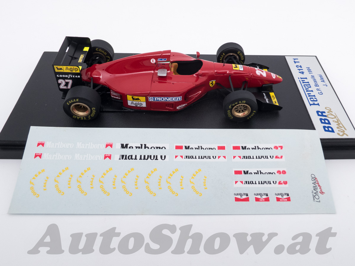 Ferrari 412T1 “Marlboro”, 3° GP Sao Paulo, Brasilien 1994, Jean Alesi, # 27 – Marlboro decals included !