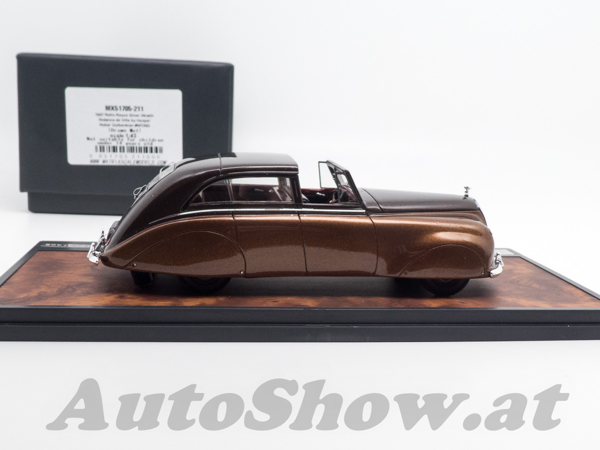Rolls-Royce Phantom Silver Wraith Sedanca De Ville, Chassis WTA62, aerodynische Karosserie von Hooper, 1947, Wagen des exzentrischen Geschäftsmanns Nubar Gulbenkian