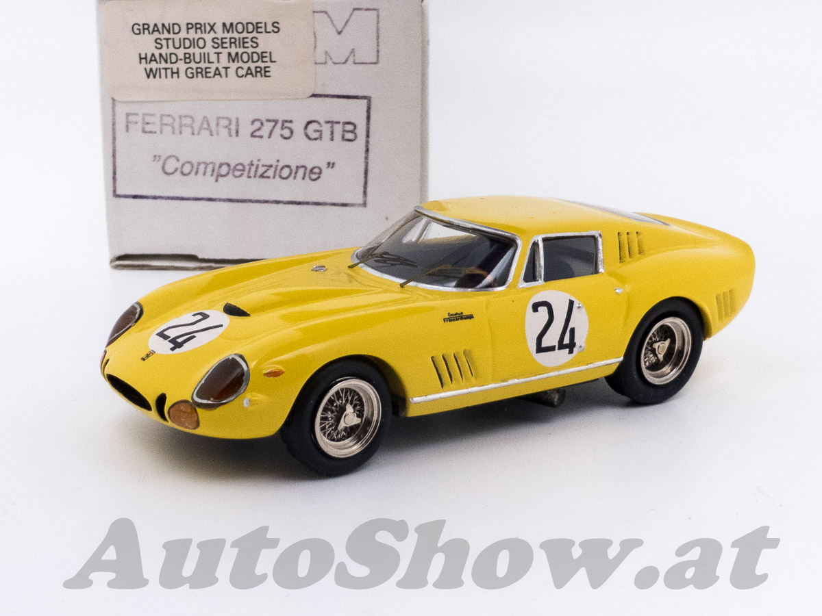 Ferrari 275 GTB/C Serie I Competizione, Chassis 6885 “Ecurie Francorchamps”, 1° Klassen-Sieger 1000km Nürburgring 1965, Mairesse / Beurlys, # 24