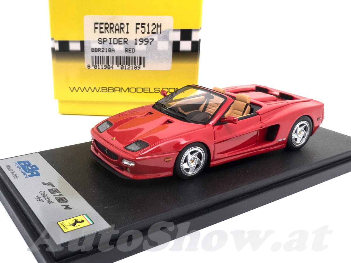 Ferrari F512M Spider, 1997, rot / red