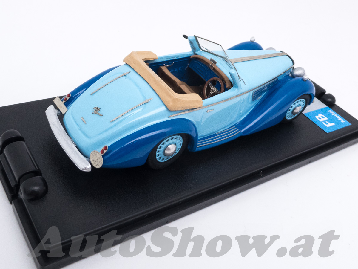 Alfa Romeo 6C 2300B Pescara Cabriolet, Karosserie  Worblaufen, Schweiz, 1939, hellblau – dunkelblau