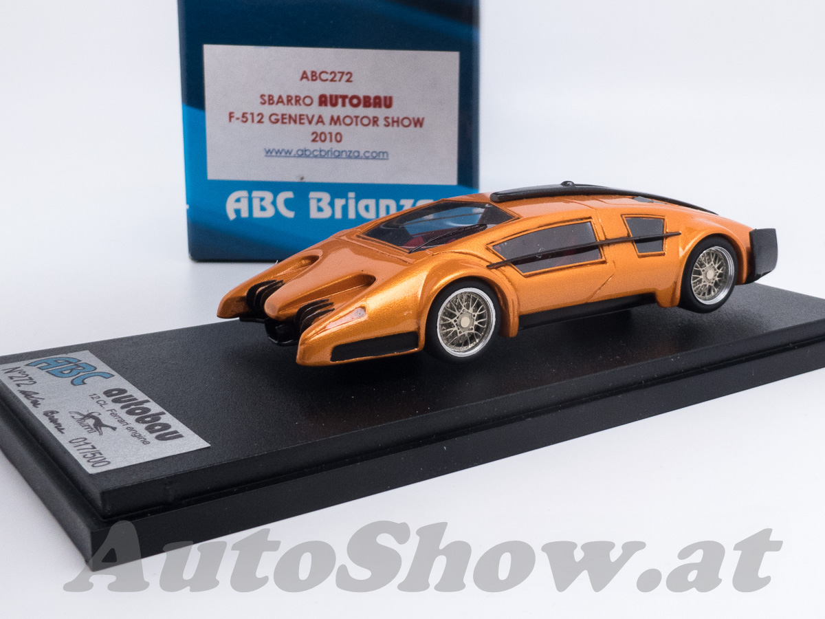 Sbarro Autobau, Ferrari V12 powered, Salon Geneva 2010, orange metallic