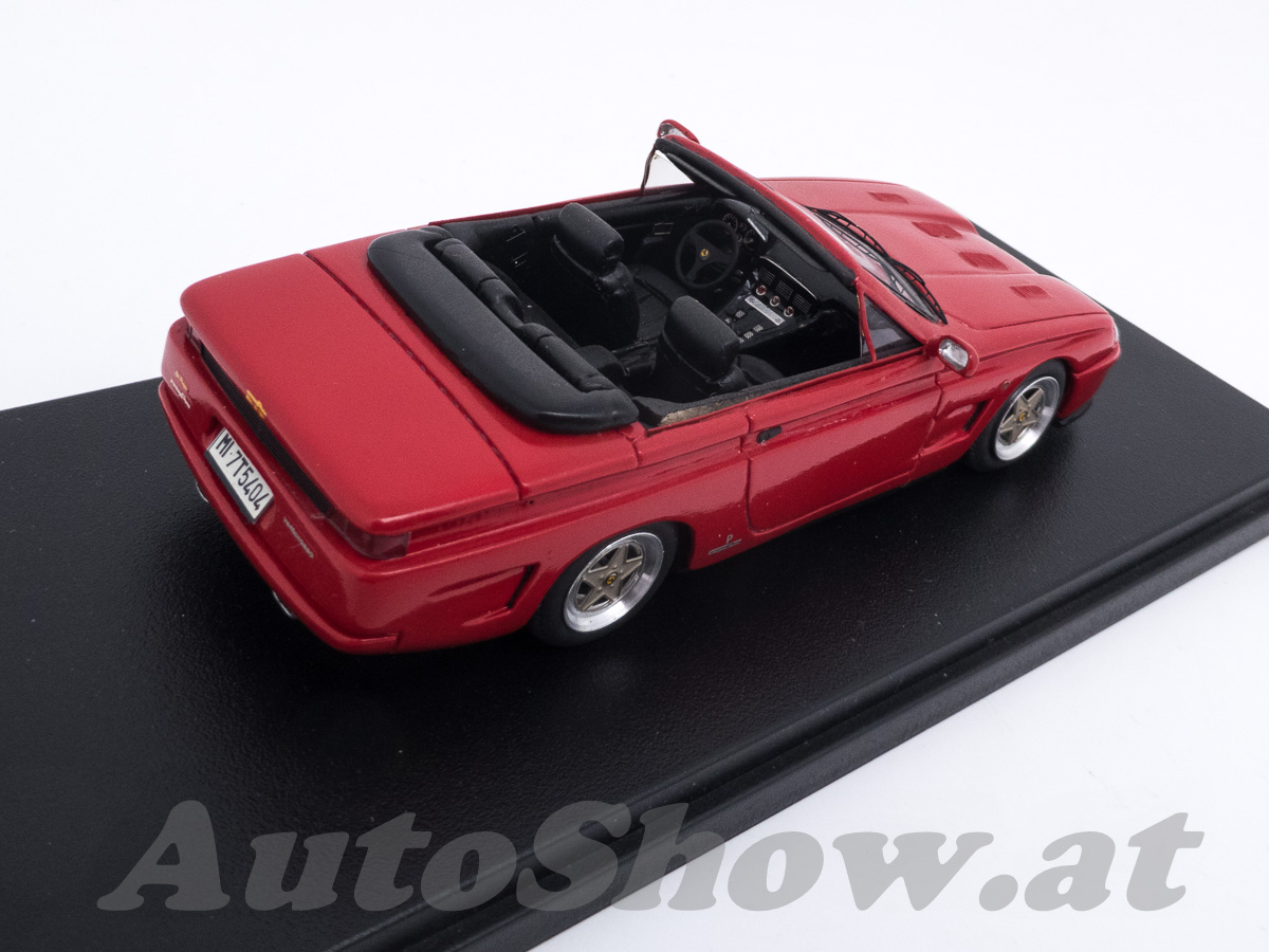 Ferrari Ventososso Cabriolet Concept Car, Design Carrozzeria Pavesi, Ferrari 412 Basis, 1985, rot / red